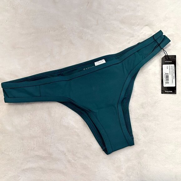 NWT Tavik Jayden Moderate Swim Bottom in Storm Green - Large - Picture 2 of 8
